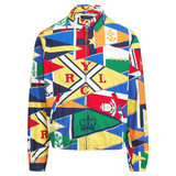 POLO RALPH LAUREN Bayport Graphic Windbreaker, RLYC Burgee Flag-OZNICO