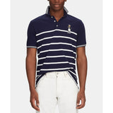 POLO RALPH LAUREN Classic-Fit Captain Bear Polo Shirt, Cruise Navy-OZNICO