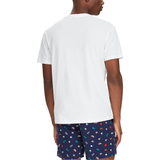 POLO RALPH LAUREN Classic Fit Cotton Graphic Tee, White-OZNICO