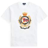 POLO RALPH LAUREN Classic Fit Cotton Graphic Tee, White-OZNICO