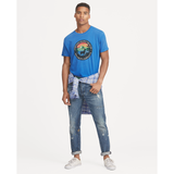 POLO RALPH LAUREN Classic Fit Sportsmen T-Shirt, Blue Saturn-OZNICO