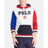 POLO RALPH LAUREN Color Block Americana Hoodie, White Multi-OZNICO