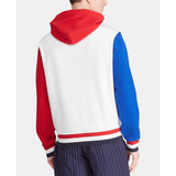 POLO RALPH LAUREN Color Block Americana Hoodie, White Multi-OZNICO