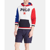 POLO RALPH LAUREN Color Block Americana Hoodie, White Multi-OZNICO