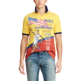 POLO RALPH LAUREN Custom Slim Fit Mesh Polo, Canary Yellow/ Multi-OZNICO