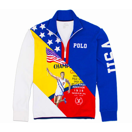 Polo Ralph Lauren Classic Fit Graphic Slub Jersey T-Shirt, Navy