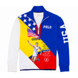 POLO RALPH LAUREN Double-Knit Tech Chariots Half-Zip, Sapphire Star/ Multi-OZNICO