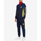 POLO RALPH LAUREN Downhill Skier Double-Knit Hoodie, Navy-OZNICO