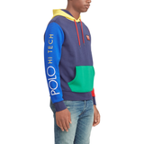 POLO RALPH LAUREN Hi Tech Color-Blocked Hoodie, Navy Multi-OZNICO