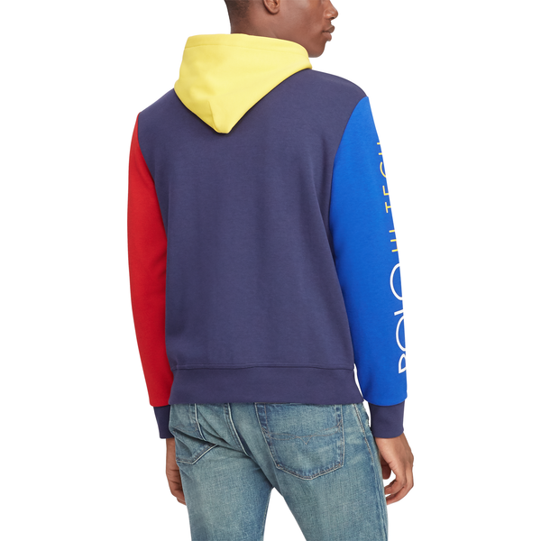 POLO RALPH LAUREN Hi Tech Color-Blocked Hoodie, Navy Multi-OZNICO