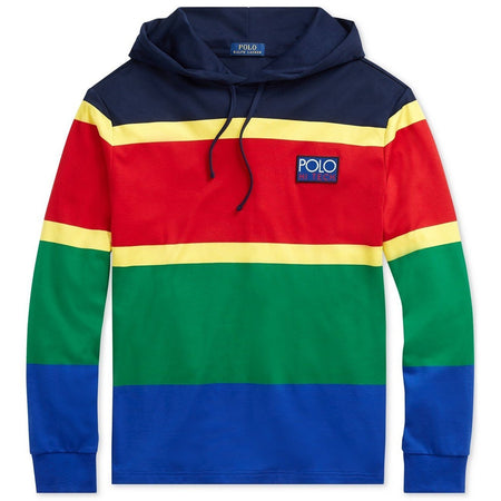 POLO RALPH LAUREN Downhill Skier Double-Knit Sweatshirt, Navy/ Green