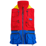 POLO RALPH LAUREN Hi Tech Water-Repellent Vest, Red-OZNICO