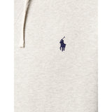POLO RALPH LAUREN Logo Embroidered Hoodie, Grey-OZNICO