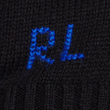 POLO RALPH LAUREN Wool Blend Bear Sweater, Black-OZNICO