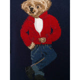 POLO RALPH LAUREN Wool Blend Bear Sweater, Navy-OZNICO