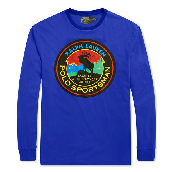 POLO RALPH LAUREN Sportsman Long Sleeve T-Shirt, Blue