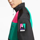 JORDAN WINTER UTILITY JACKET BLACK/NEPTUNE GREEN/WATERMELON