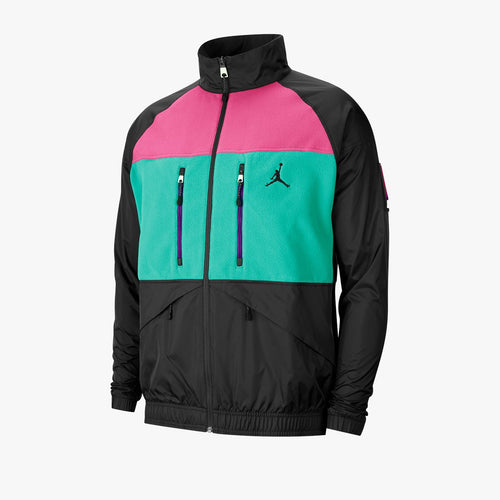 JORDAN WINTER UTILITY JACKET BLACK/NEPTUNE GREEN/WATERMELON