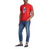 POLO RALPH LAUREN Custom Slim Fit Bear T-Shirt, RL 2000 Red