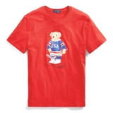 POLO RALPH LAUREN Custom Slim Fit Bear T-Shirt, RL 2000 Red