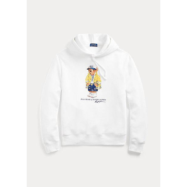 POLO RALPH LAUREN CP 93 Bear Fleece Hoodie White