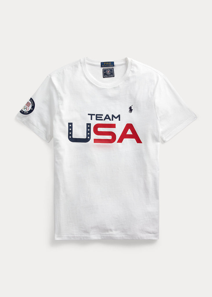 Tilbagekaldelse Afvise Hende selv Polo Ralph Lauren Team USA Jersey Graphic T-Shirt, White – OZNICO