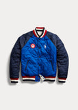 Polo Ralph Lauren Team USA Reversible Jacket, Cream/Royal