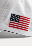 POLO RALPH LAUREN Team USA Cotton Chino Ball Cap, White