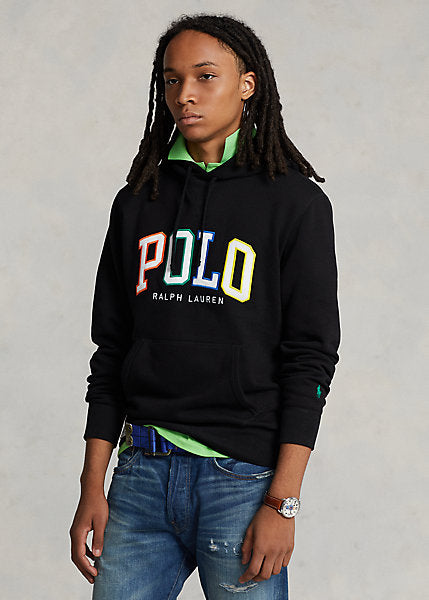 Polo Ralph Lauren RL Fleece Logo Hoodie Black OZNICO