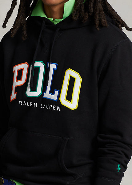 Polo Ralph Lauren RL Fleece Logo Hoodie, Black