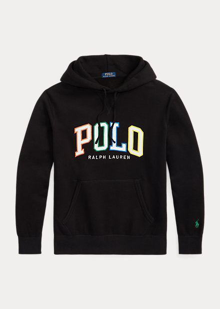 POLO RALPH LAUREN Color-Blocked Hooded Rugby, Green/ Multi
