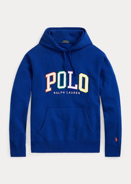Polo Ralph Lauren Jersey Graphic Hooded T-Shirt, Active Orange