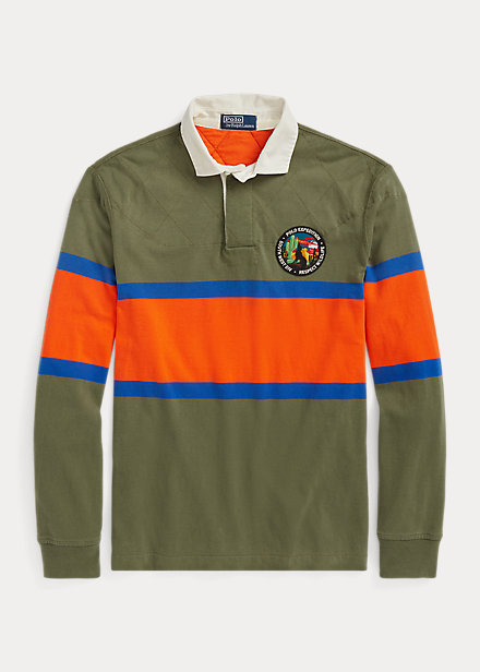 Polo Ralph Lauren Wool Graphic Full-Zip Sweater, Navy Multi