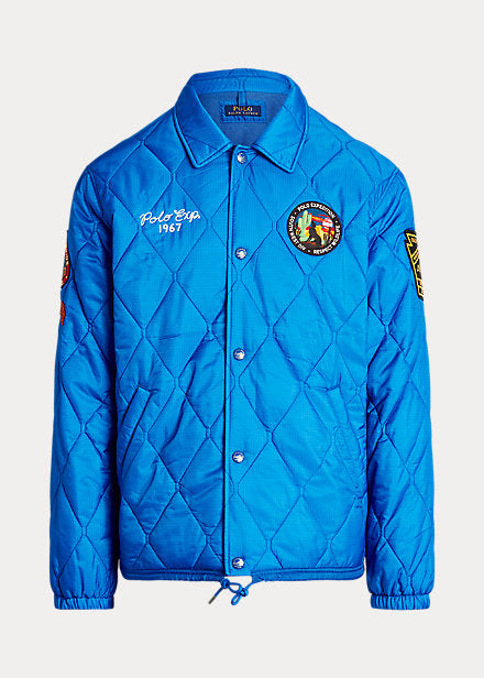 Polo Ralph Lauren Quilted Coach Jacket, Blue