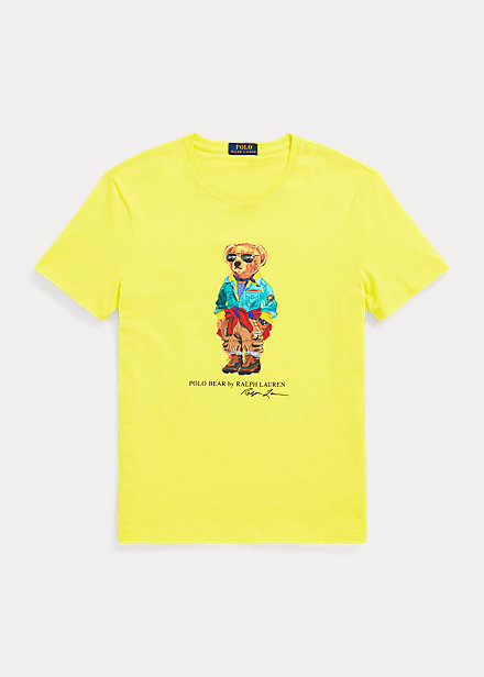 Polo Ralph Lauren Classic Fit Polo Bear Jersey T-Shirt, Yellow