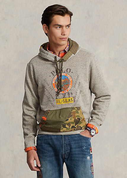 Kenzo Boke Flower Oversize Graphic Hoodie In Midnight Blue