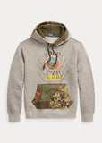 Polo Ralph Lauren Fleece Graphic Hoodie, Dark Vintage Heather Marl