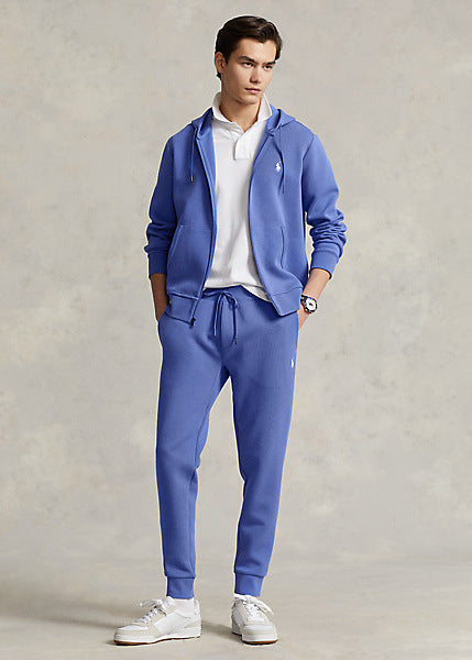 Polo Ralph Lauren Double-Knit Full-Zip Hoodie, Maidstone Blue