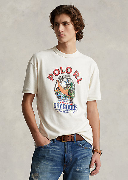 Polo Ralph Lauren Classic Fit Logo Jersey T-Shirt, White