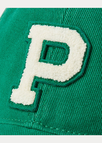 Ralph Lauren Kids embroidered-logo cotton cap - Green