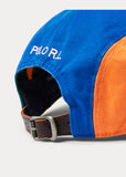 Polo Ralph Lauren Color-Blocked Canvas Five-Panel Cap, Blue Multi