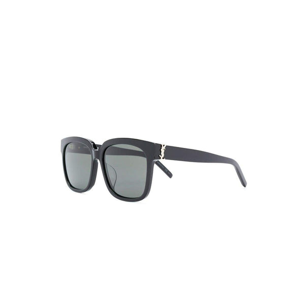 SAINT LAURENT Oversized Square Frame Sunglasses, Black-OZNICO