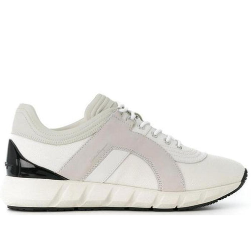 SALVATORE FERRAGAMO Low Top Sneakers, City Off White-OZNICO