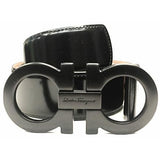 Salvatore Ferragamo Large-Gancini Buckle Belt, Rubino