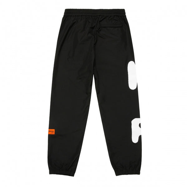 HERON PRESTON SPRAY TRACKPANTS, BLACK