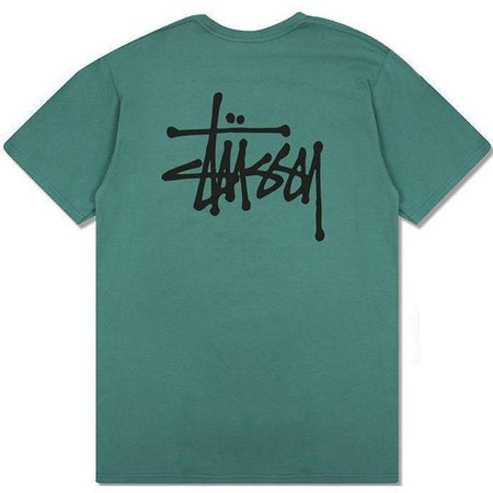 STUSSY Stock Pigment Dyed T-Shirt, Lime