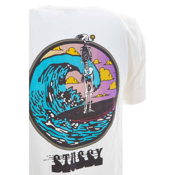 STUSSY Dead Surf Pig Tee, Natural-OZNICO