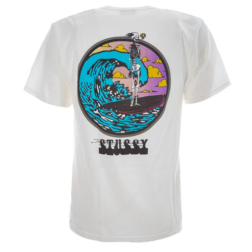 STUSSY Dead Surf Pig Tee, Natural-OZNICO