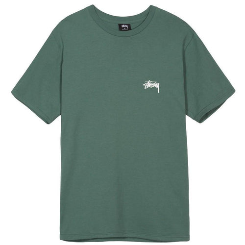 STUSSY Fire On Babylon Tee, Sage-OZNICO