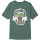 STUSSY Lion Shield Tee, Sage-OZNICO